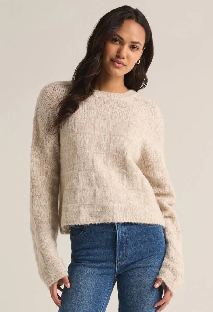 Z Supply Delilah Check Sweater