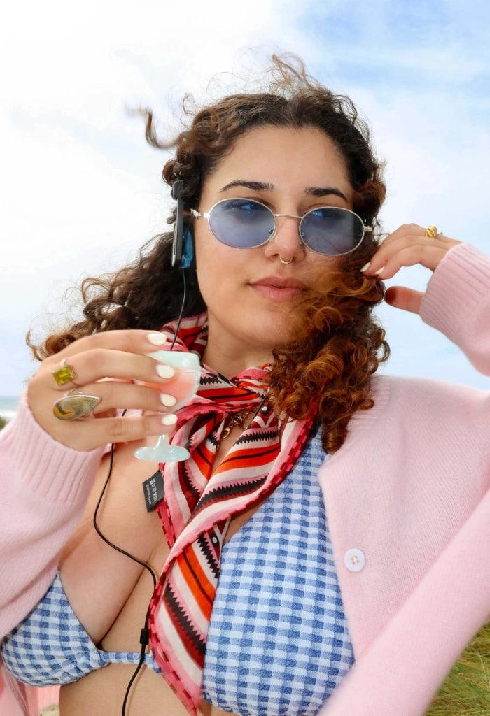 KK Bloom Rose Wine Glass Hair Clip