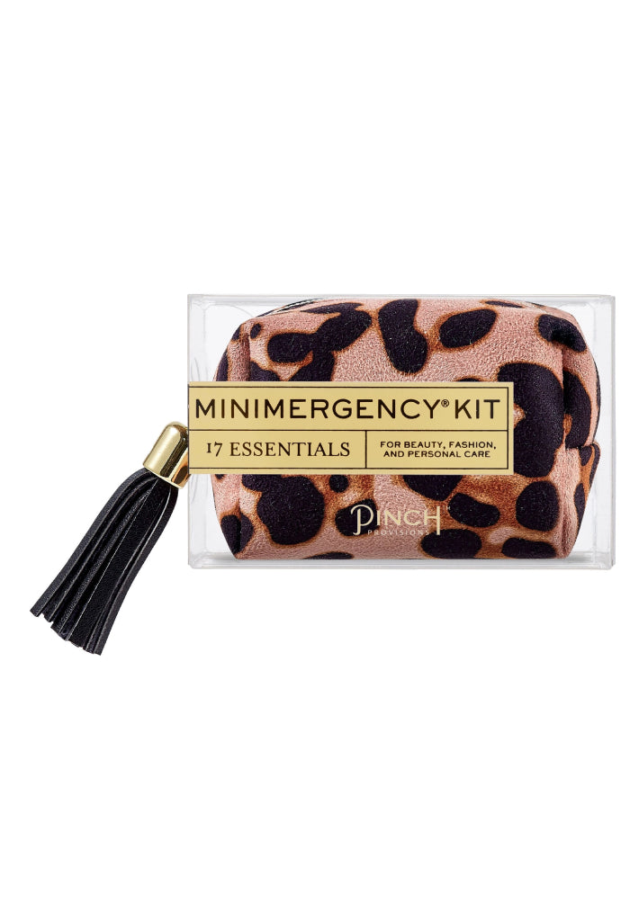 Pinch Blush Leopard Minimergency Kit