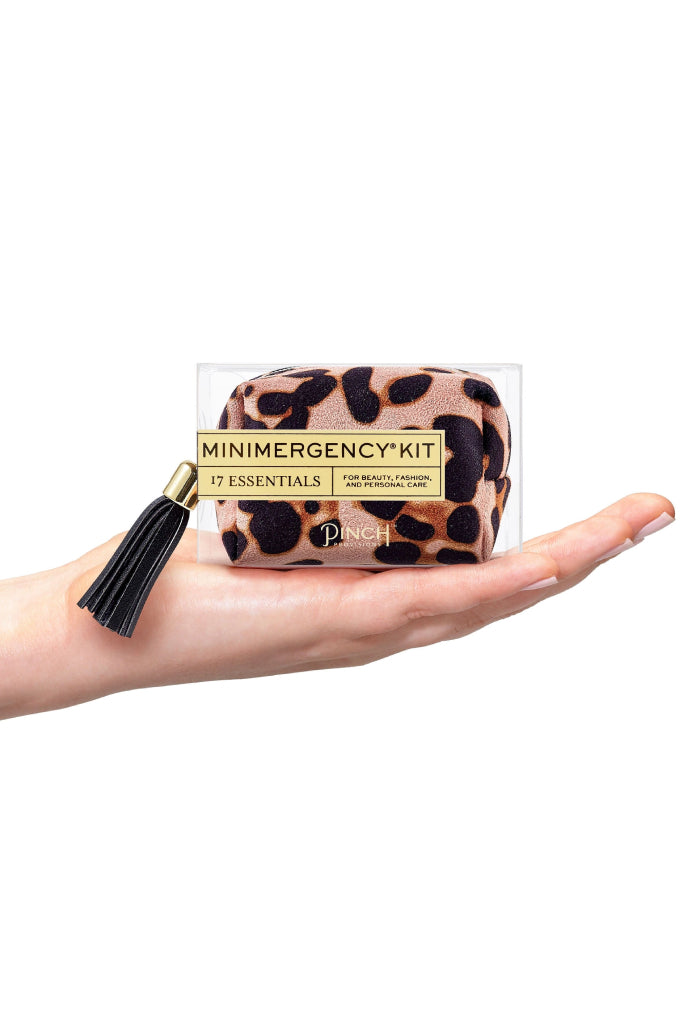 Pinch Blush Leopard Minimergency Kit