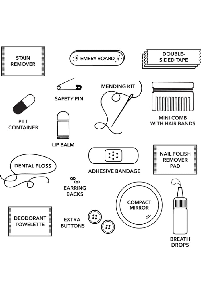 Pinch Blush Leopard Minimergency Kit