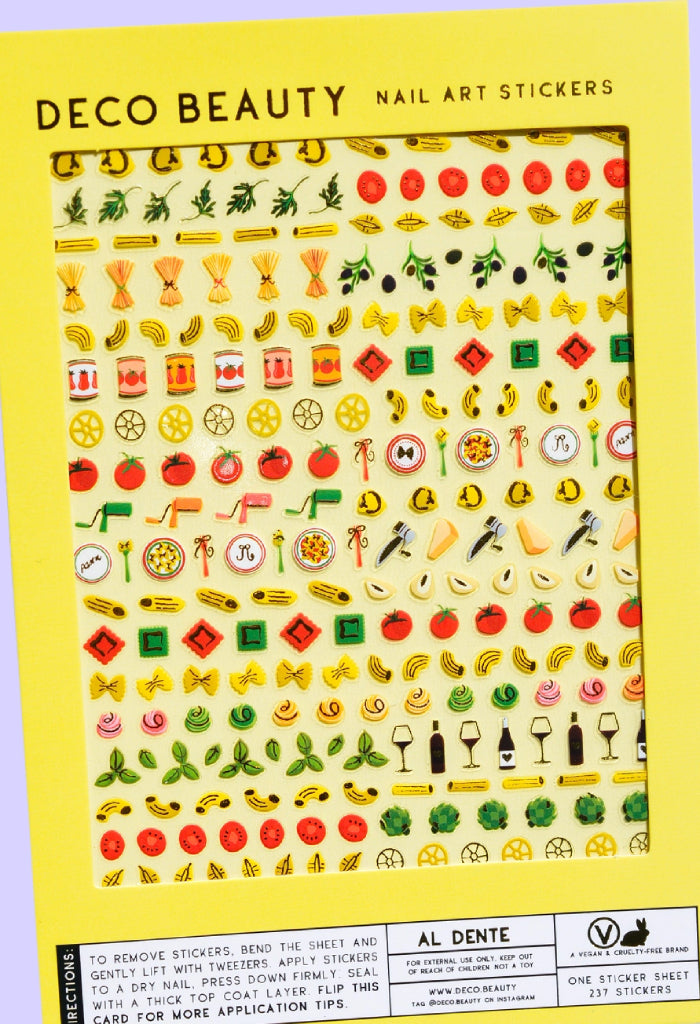Deco Beauty Nail Art Stickers-Al Dente