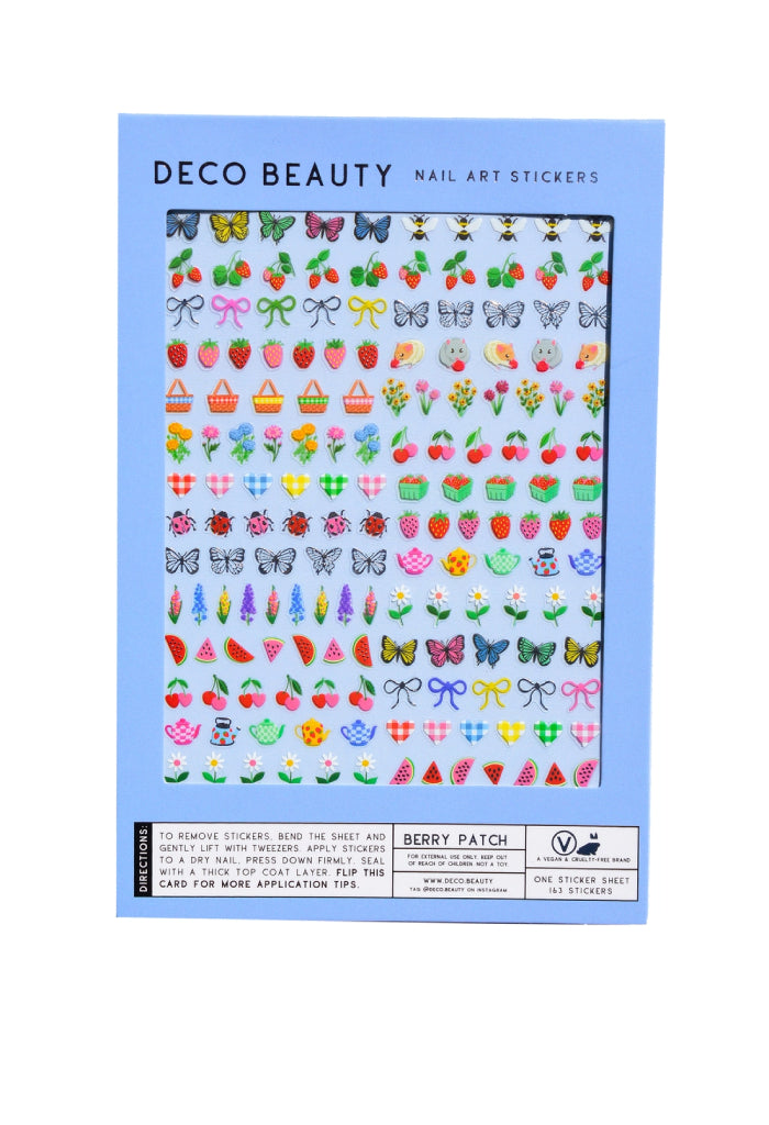 Deco Beauty Nail Art Stickers-Berry Patch