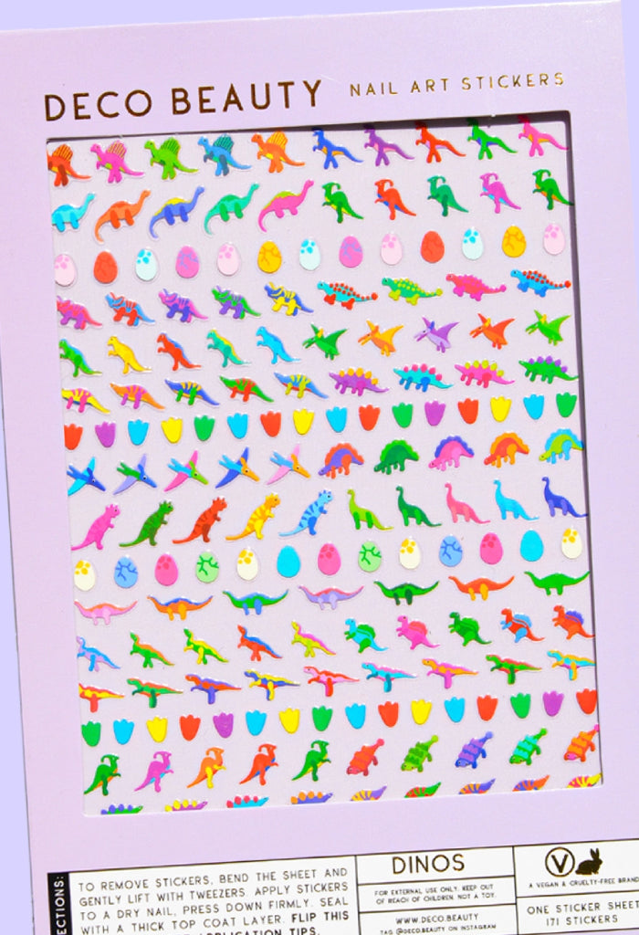 Deco Beauty Nail Art Stickers-Dinos