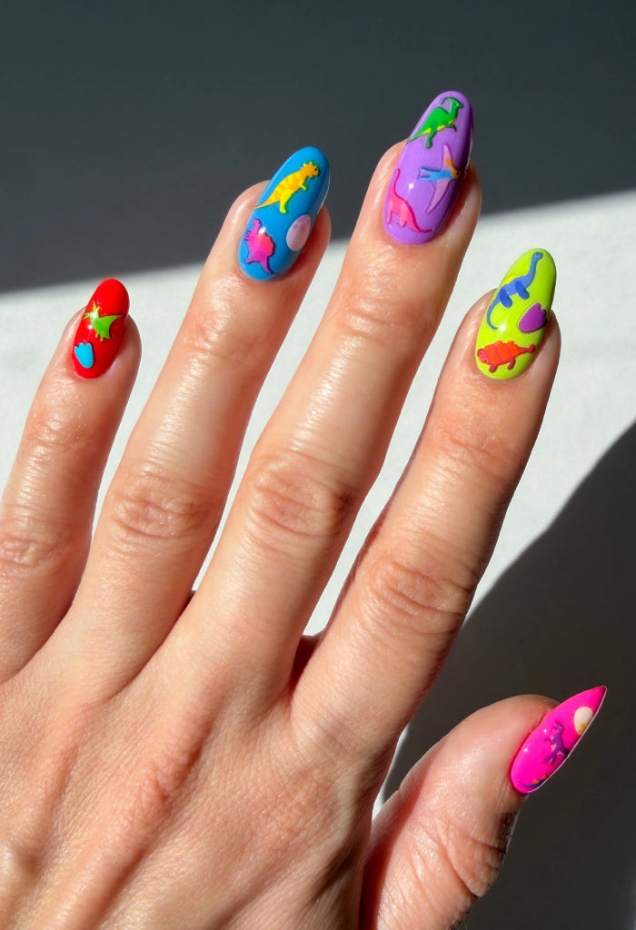 Deco Beauty Nail Art Stickers-Dinos