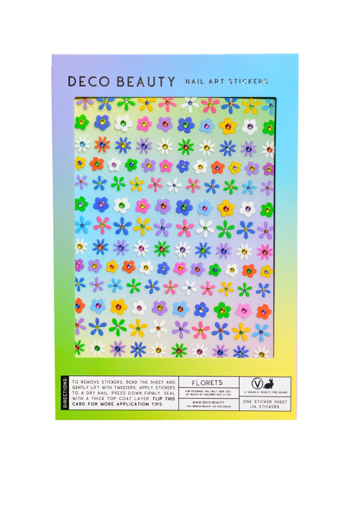 Deco Beauty Nail Art Stickers-Florets