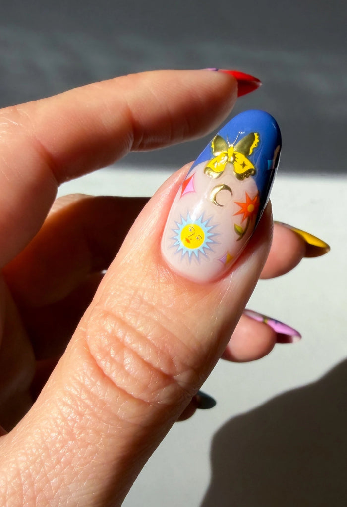 Deco Beauty Nail Art Stickers-Jardin Estelar