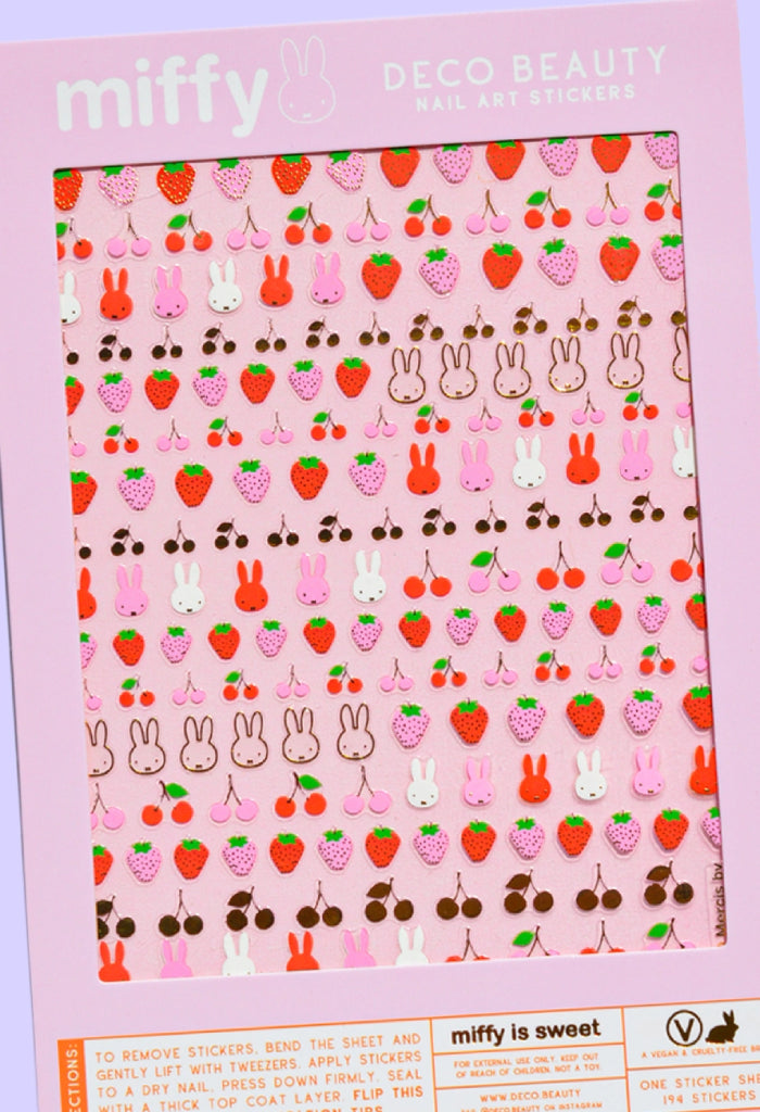 Deco Beauty Nail Art Stickers-Miffy Is Sweet