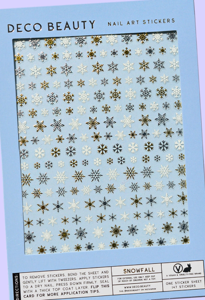 Deco Beauty Nail Art Stickers-Snowfall