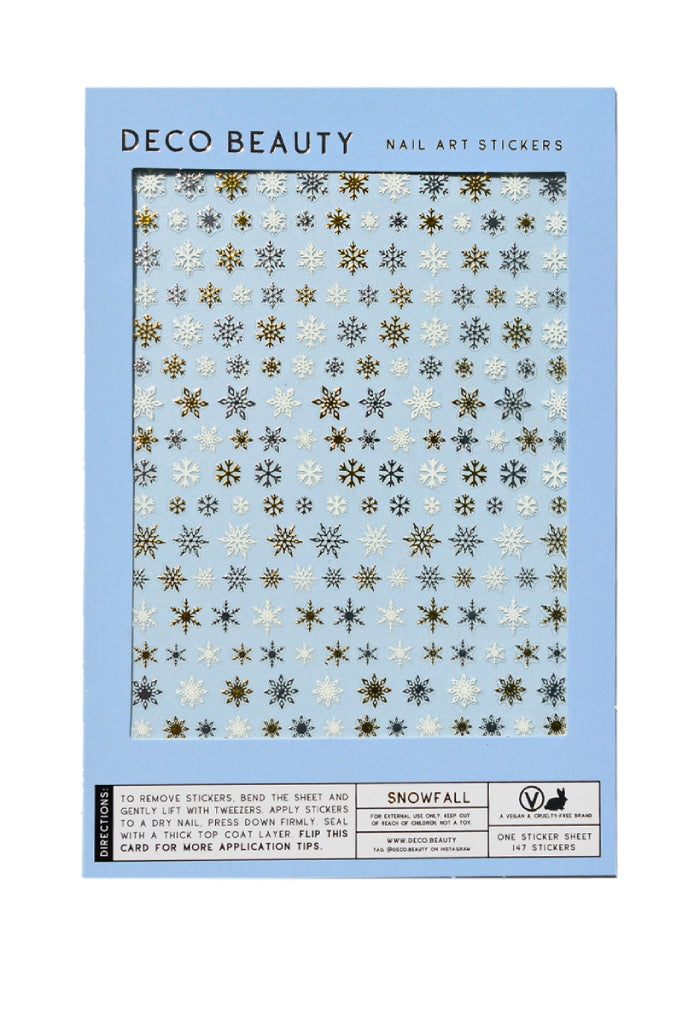 Deco Beauty Nail Art Stickers-Snowfall