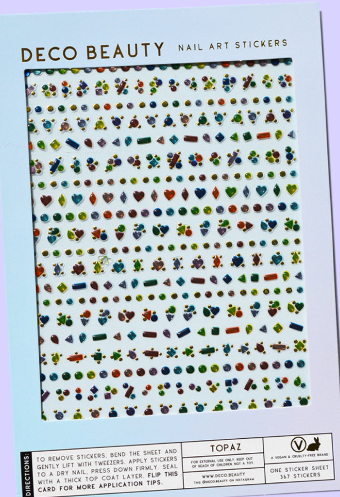 Deco Beauty Nail Art Stickers-Topaz