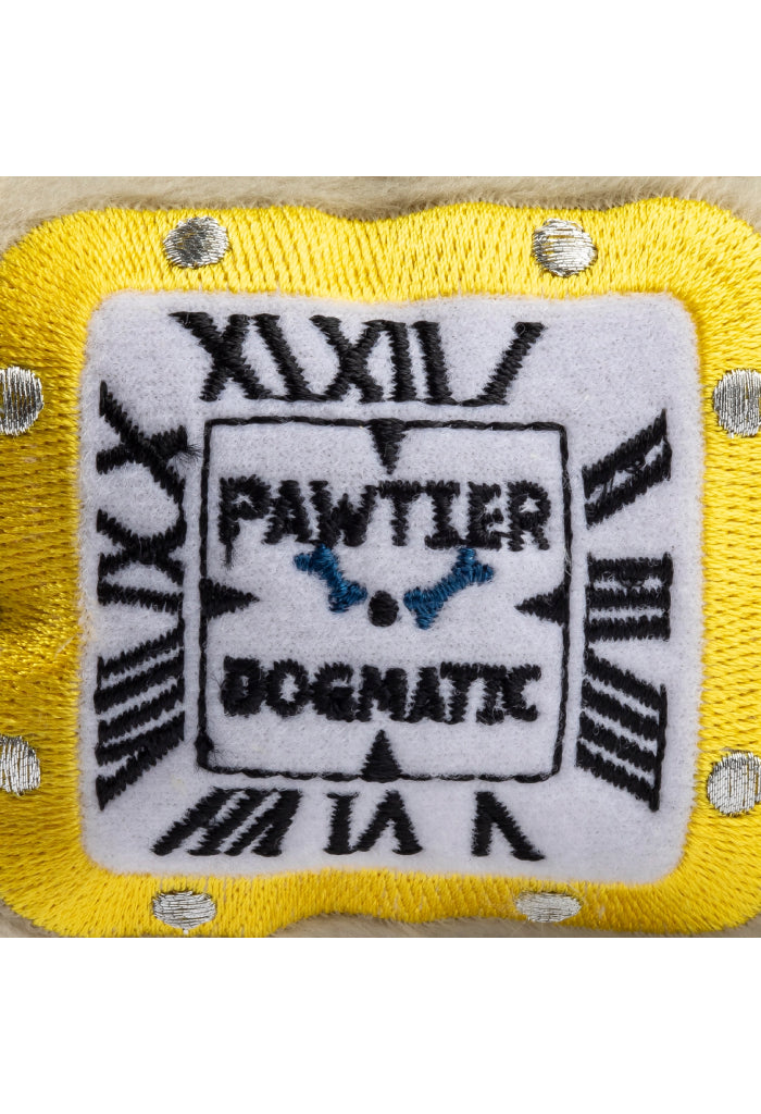 Haute Diggity Dog Pawtier Watch Squeaker Dog Toy