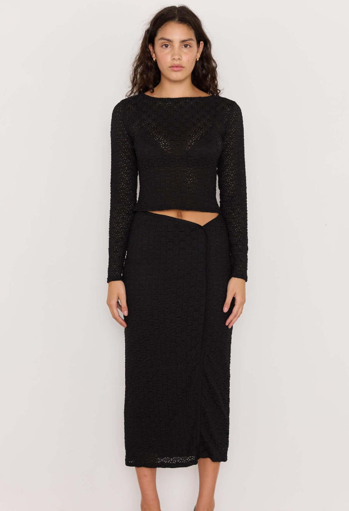 Minkpink Luca Stretch Lace Skirt