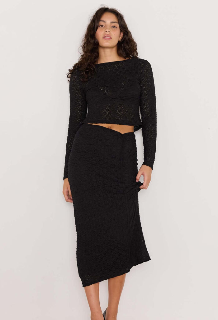 Minkpink Luca Stretch Lace Skirt