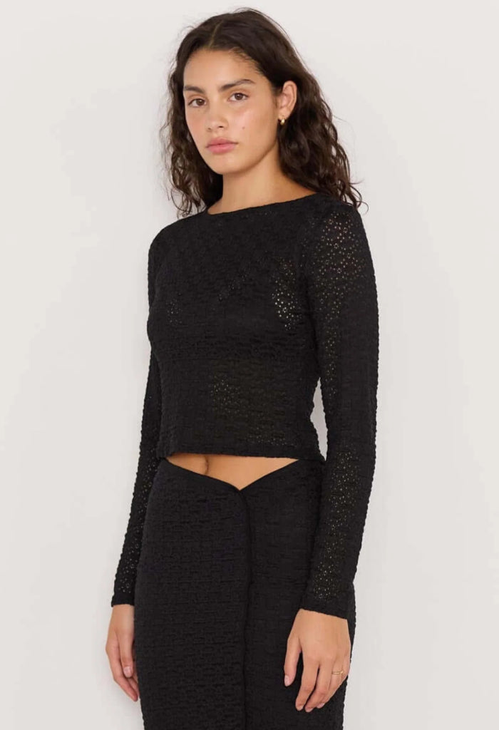 Minkpink Luca Stretch Lace Top