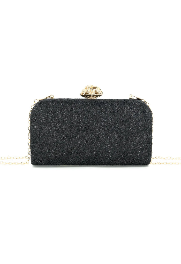 KK Bloom Valerie Evening Bag-Black