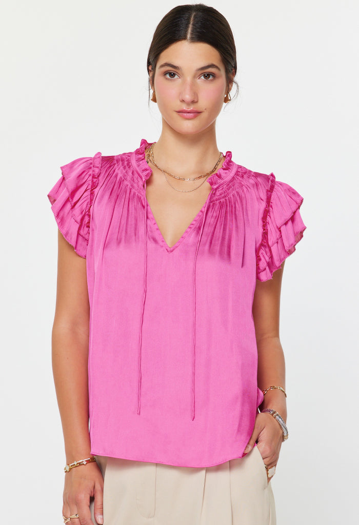 Current Air Pink Glow Blouse
