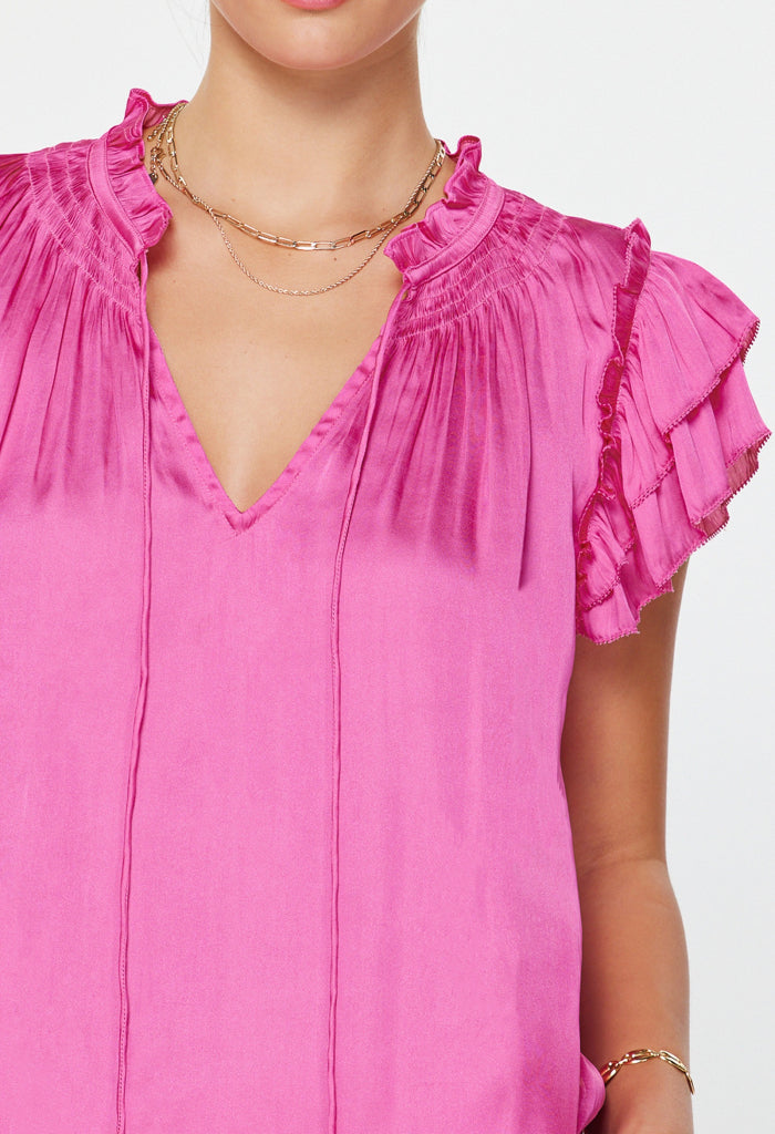 Current Air Pink Glow Blouse