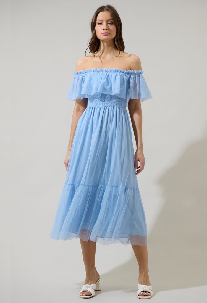 KK Bloom Tiffany Tulle Maxi Dress