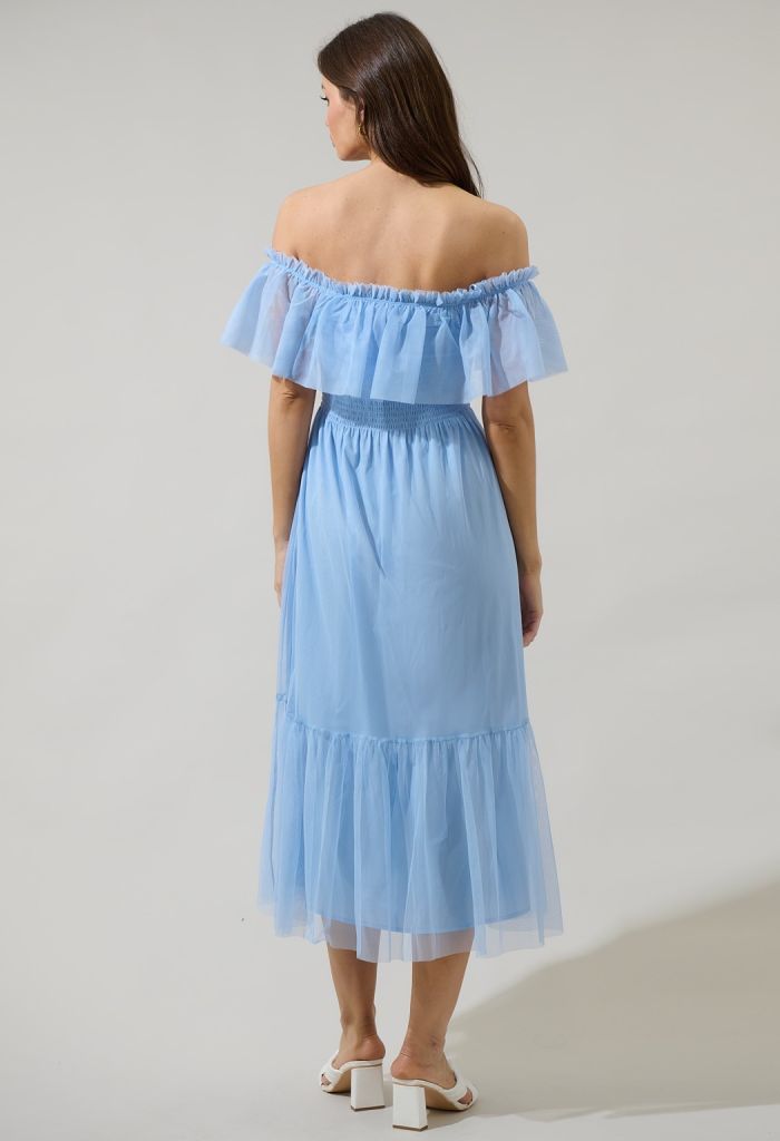 KK Bloom Tiffany Tulle Maxi Dress