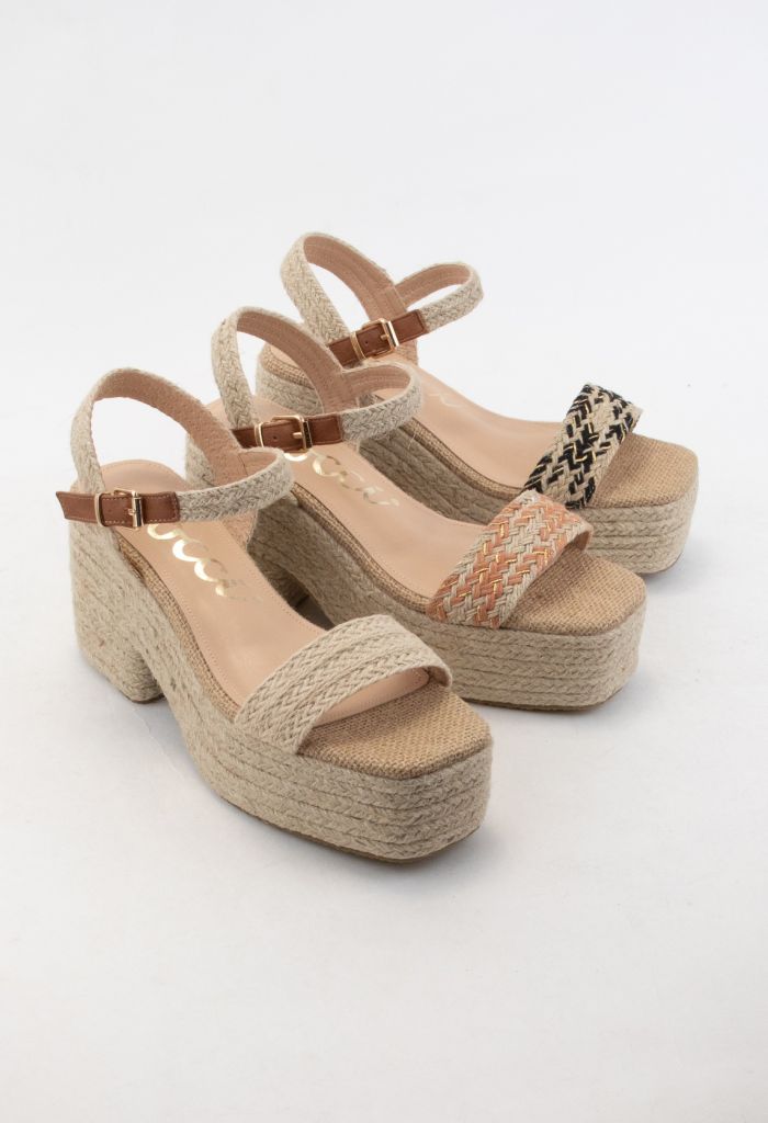 KK Bloom Lola Square Toe Platform