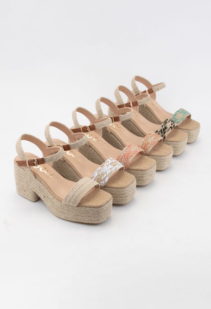 KK Bloom Lola Square Toe Platform