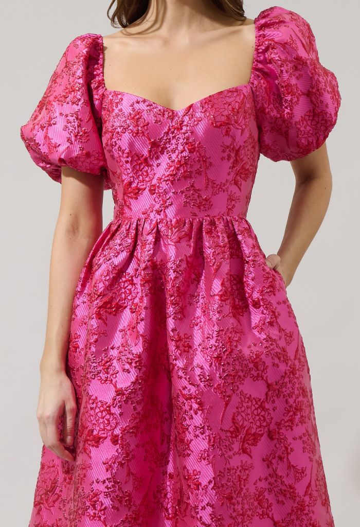 KK Bloom Danica Jacquard Dress