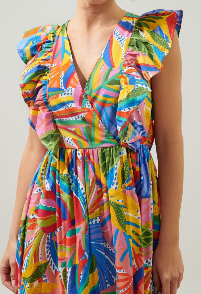 KK Bloom New Guinea Midi Dress