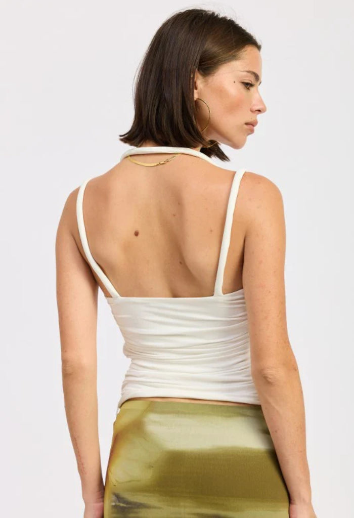 KK Bloom Rachel Top-Off White