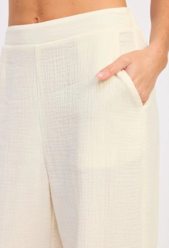KK Bloom Mediterranean Pants-Off White