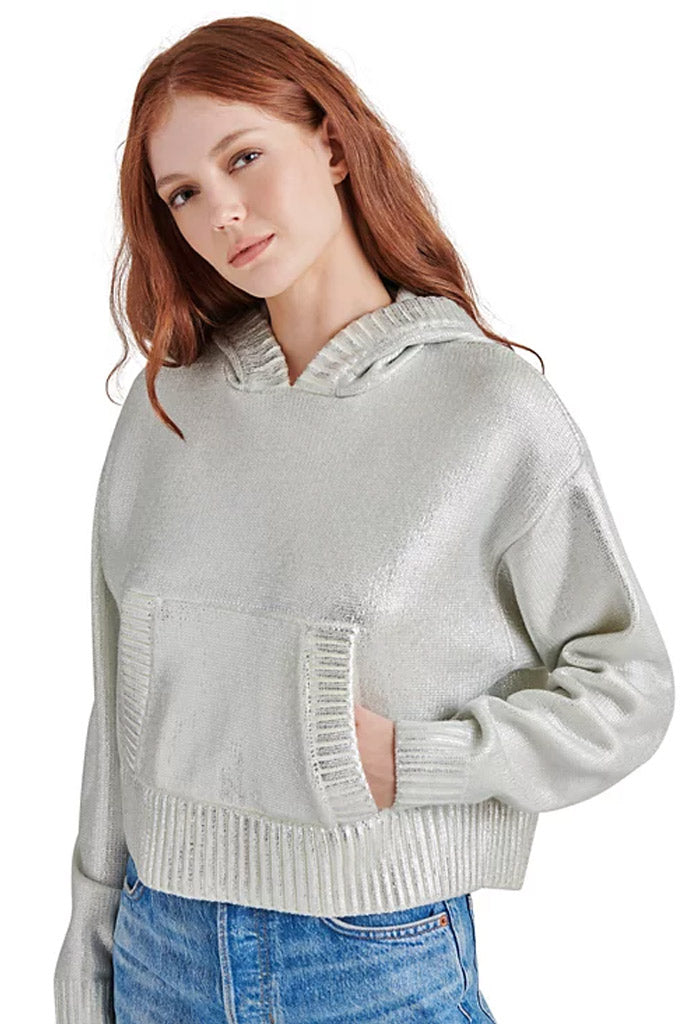 Steve Madden Cameran Sweater-Silver