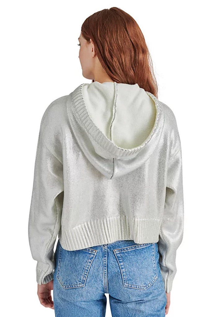 Steve Madden Cameran Sweater-Silver