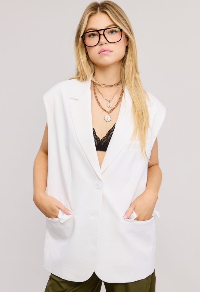 KK Bloom Polly Blazer Vest