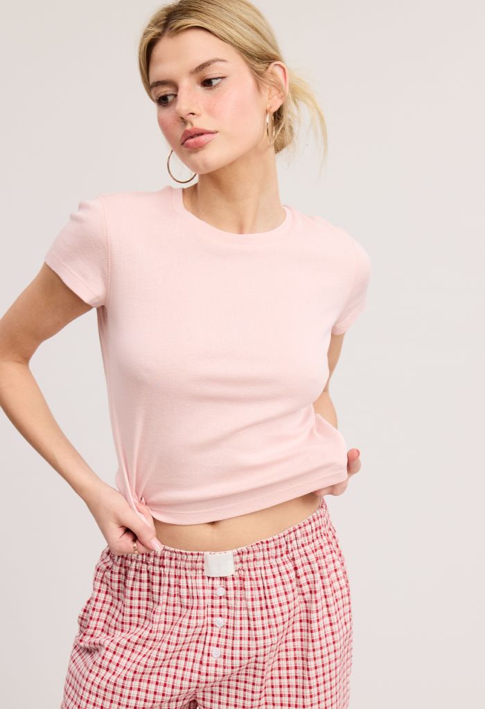 KK Bloom Baby Spice Tee-Pink