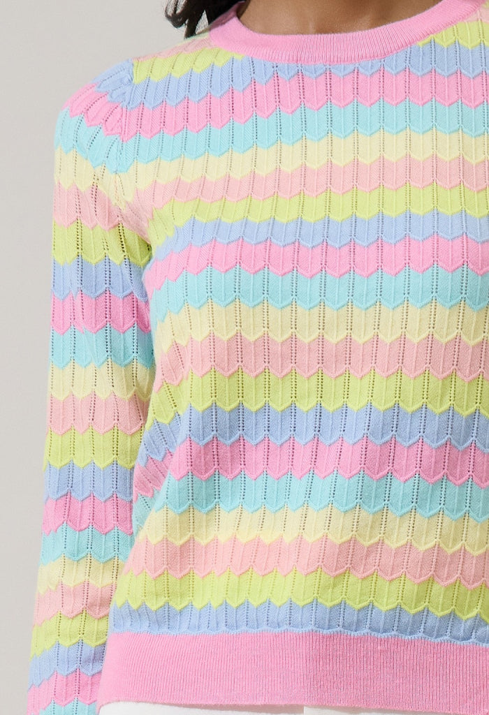 KK Bloom Rainbow Sunshine Sweater