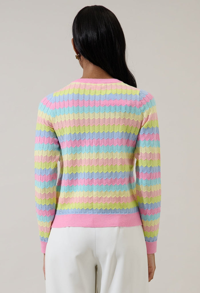 KK Bloom Rainbow Sunshine Sweater