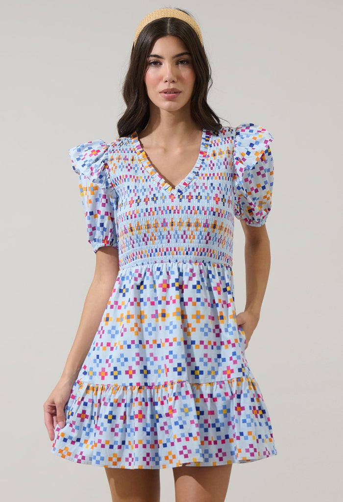 KK Bloom Confetti Mini Dress