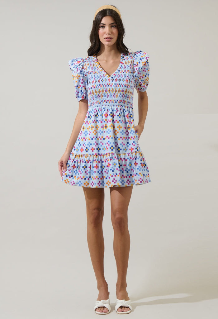 KK Bloom Confetti Mini Dress