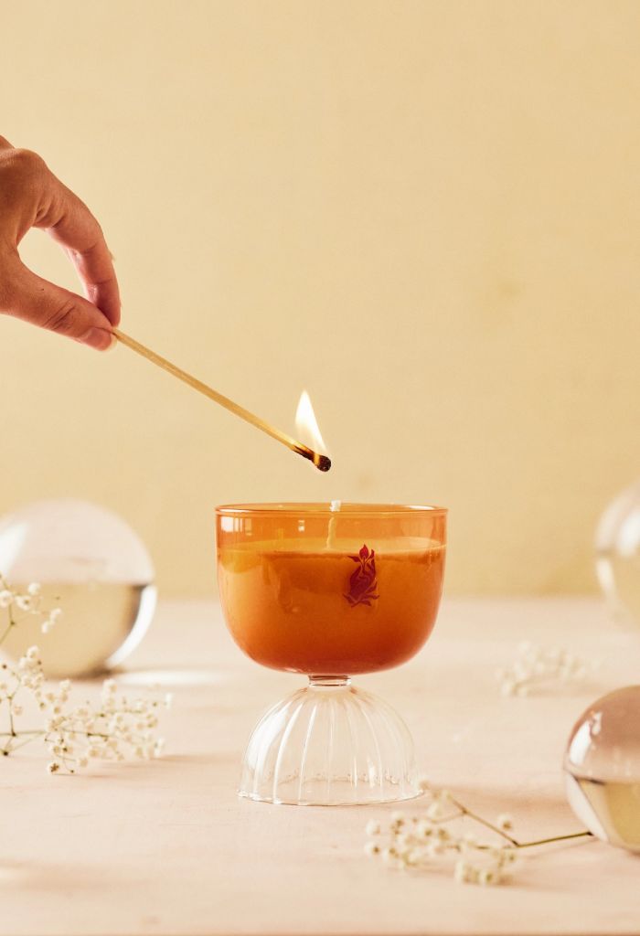 Rewind Mimosa Sparkling Coupe Candle