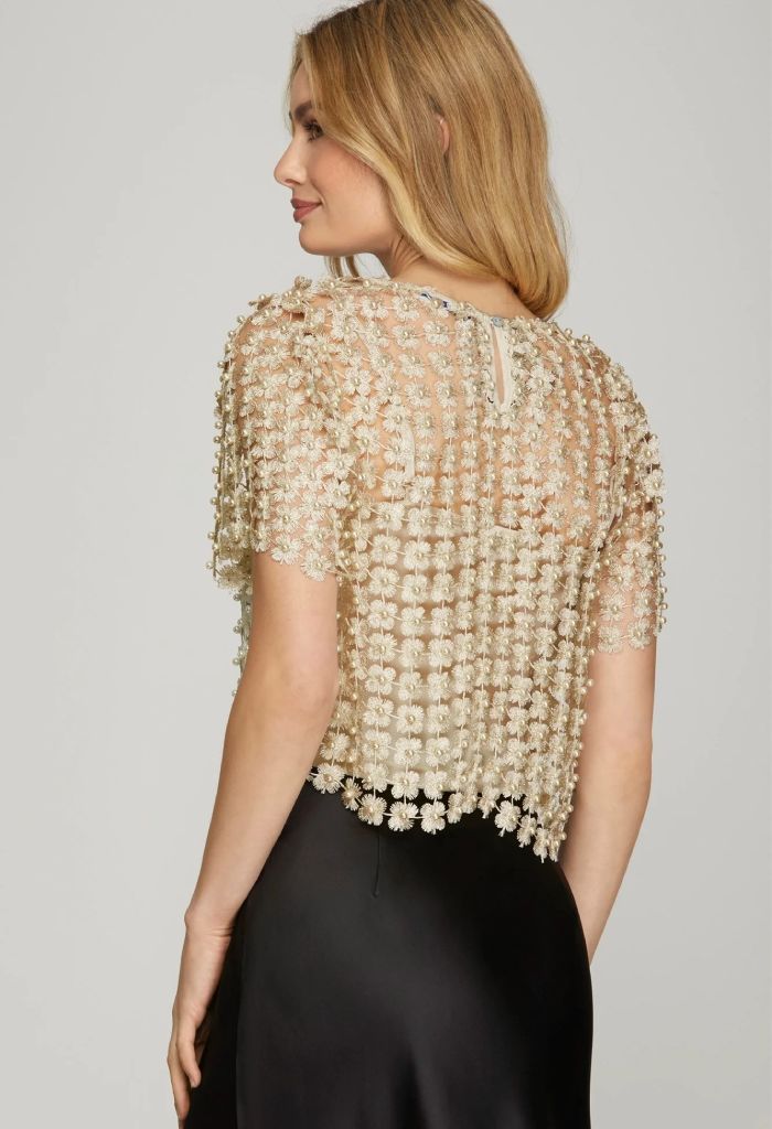 KK Bloom Gatsby Pearl Top