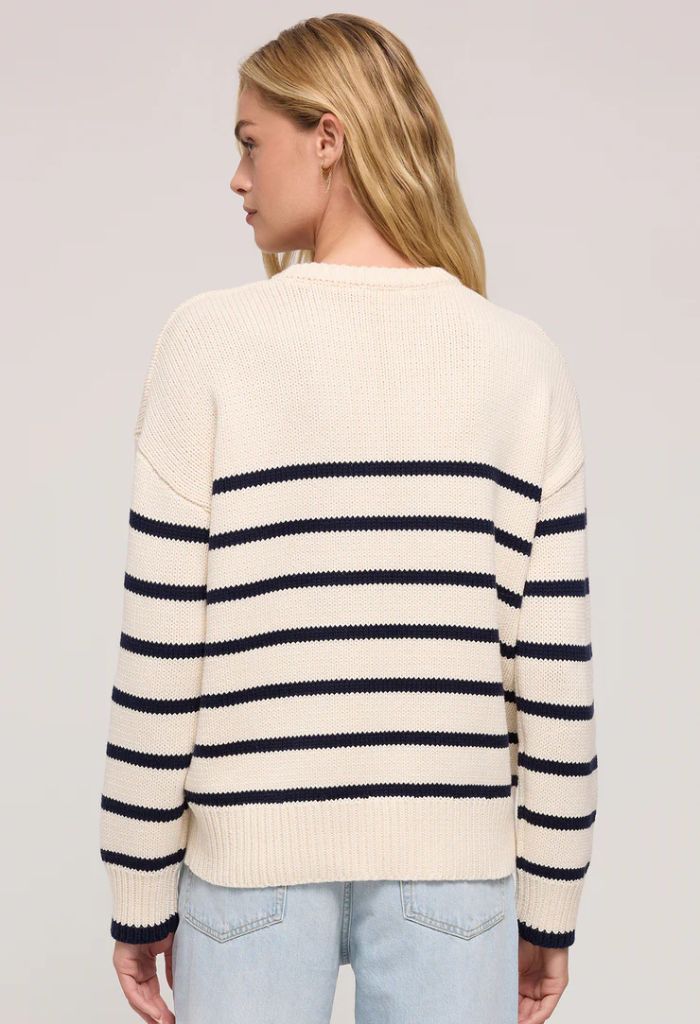 Z Supply Boyfriend Stripe Sweater