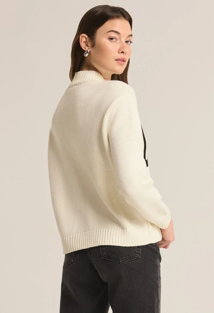 Z Supply Ciao Intarsia Sweater