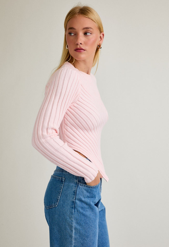KK Bloom Amelie Sweater-Baby Pink