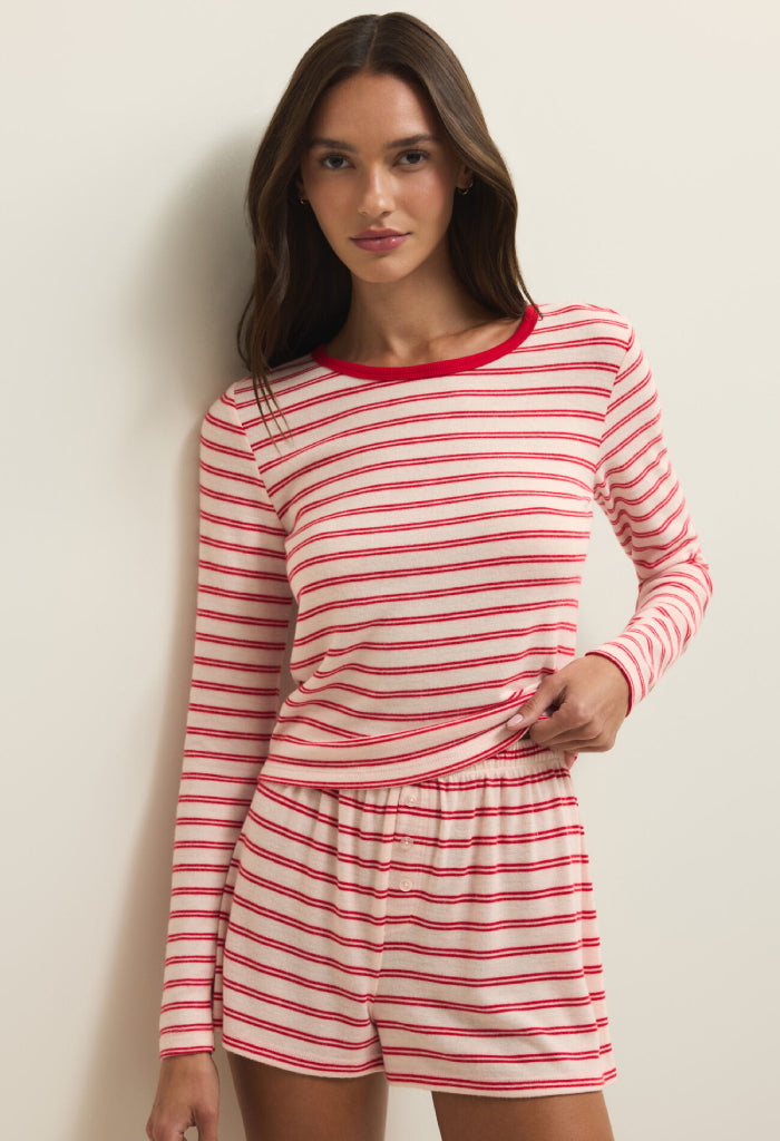 Z Supply Night In Stripes LS Top