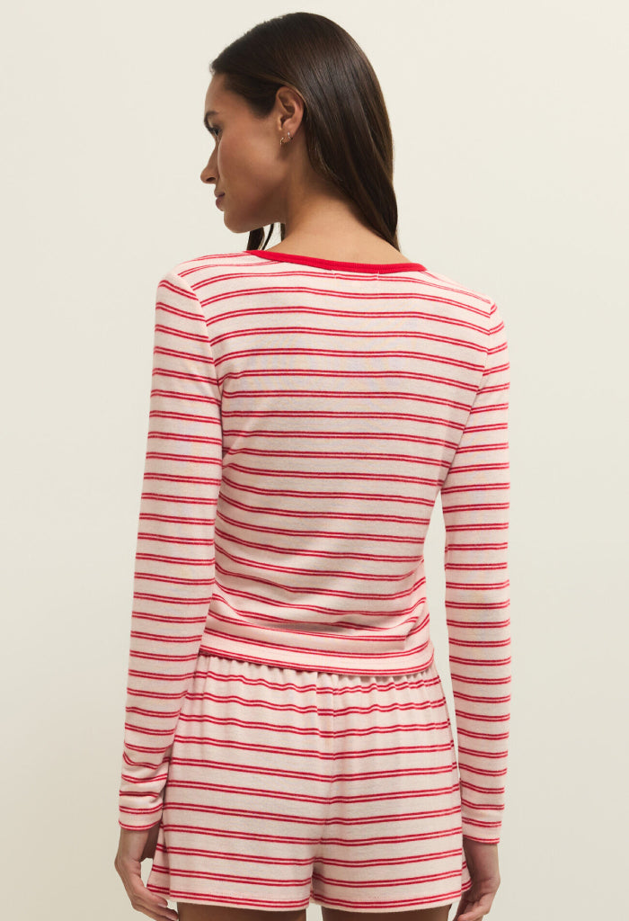 Z Supply Night In Stripes LS Top