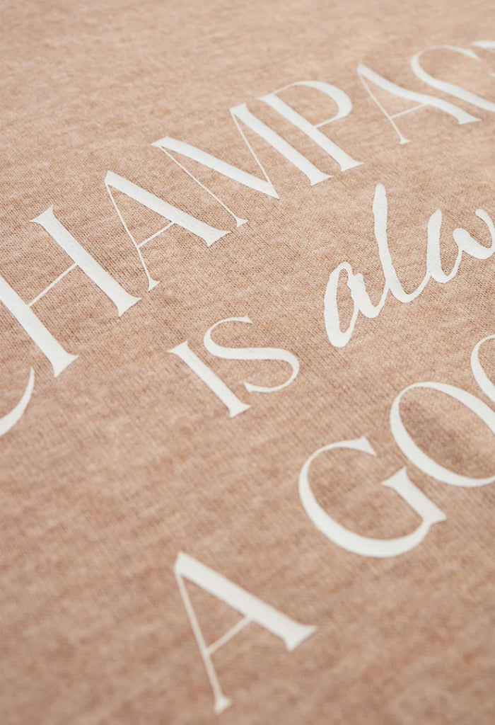 Z Supply Champagne LS Top