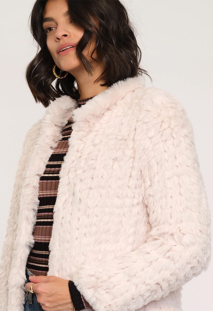 Heartloom faux hot sale fur jacket