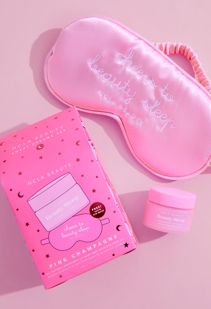 NCLA Beauty Sweet Dreams Pink Champagne Holiday Gift Set