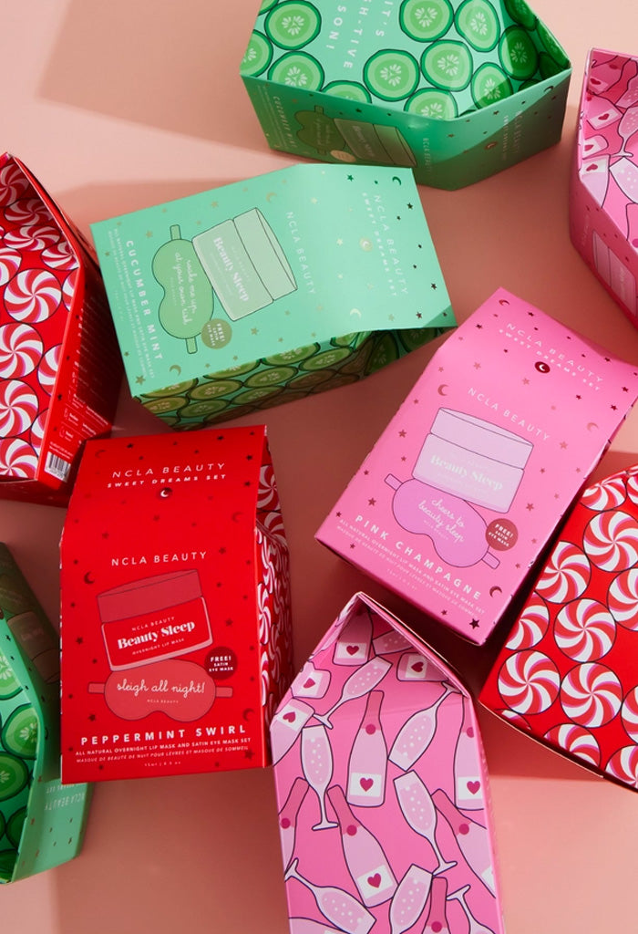 NCLA Beauty Sweet Dreams Pink Champagne Holiday Gift Set