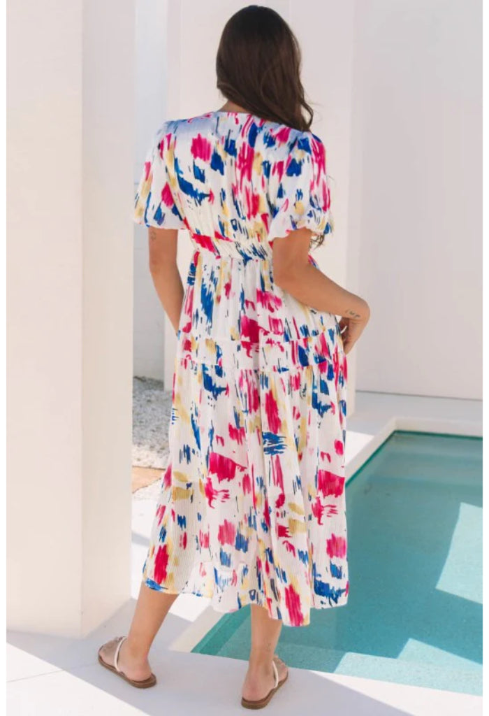 KK Bloom Island Maxi Dress-Rose